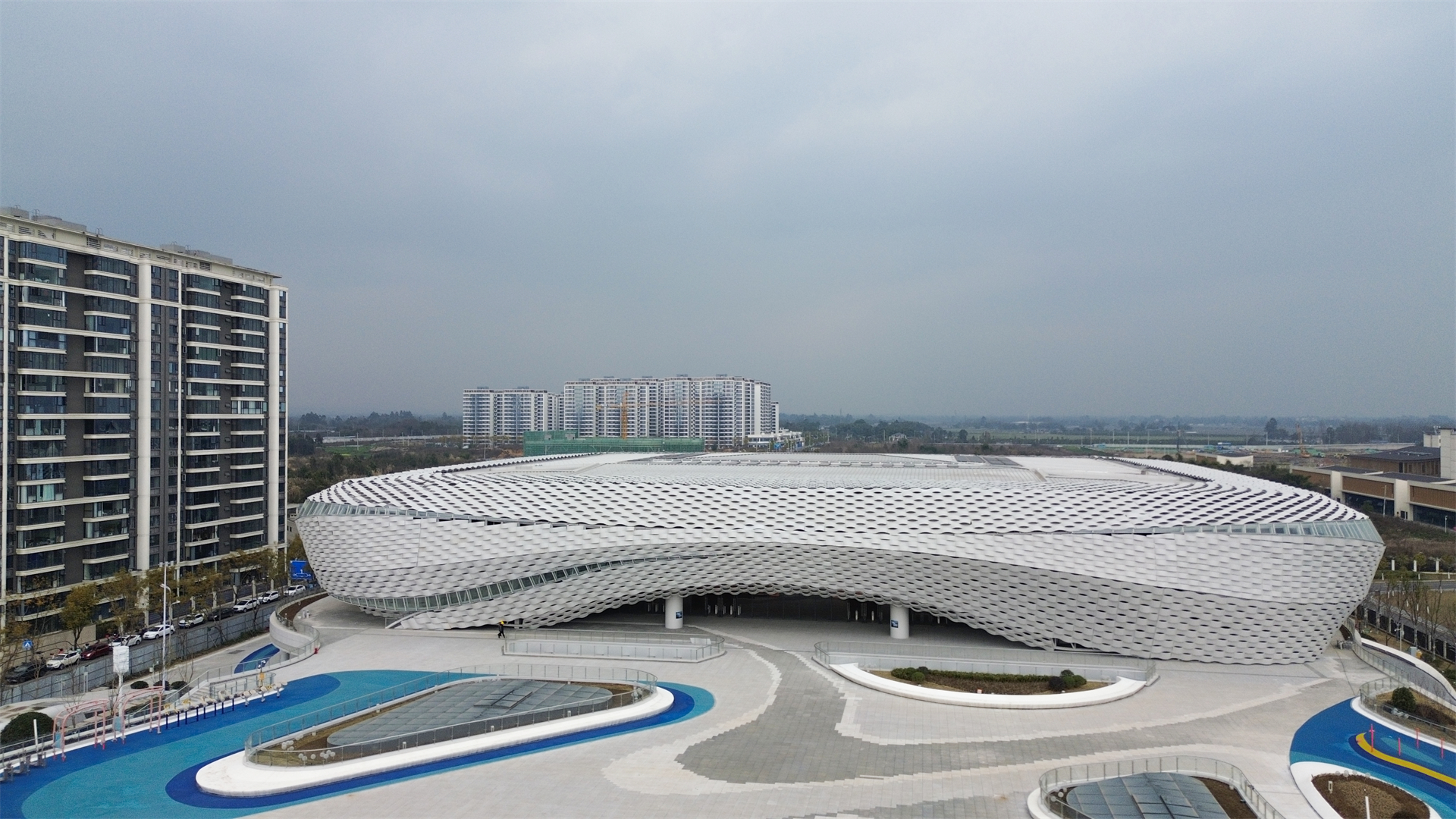 邛崃体育馆铝镁锰屋面系统工程